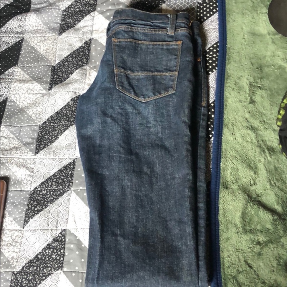 Slim straight jeans